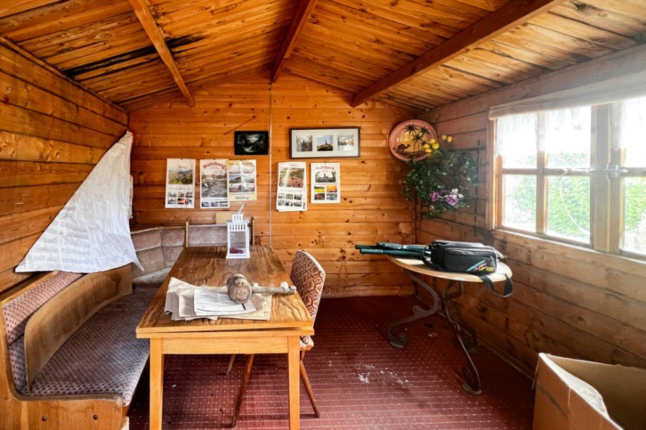 Blick ins Gartenhaus Einfamilienhaus Drei Gleichen / M�hlberg