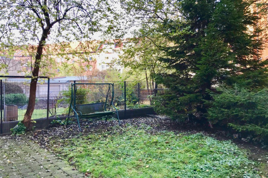 Kleiner Gemeinschaftsgarten im Hof Erdgeschosswohnung Erfurt