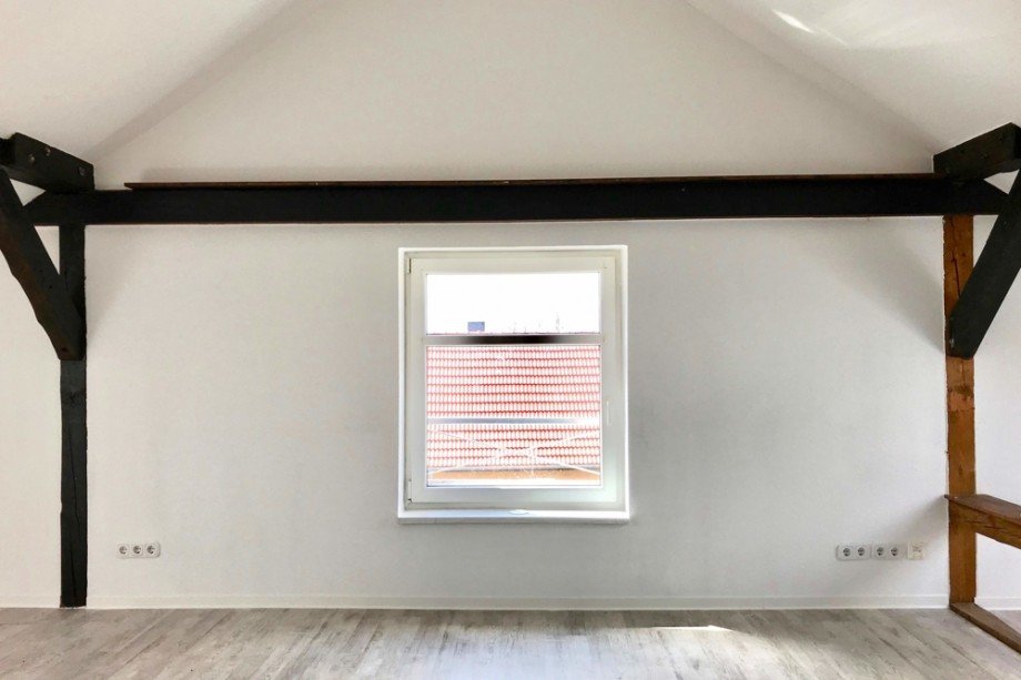 Wohnzimmerfenster Dachgeschosswohnung Udestedt