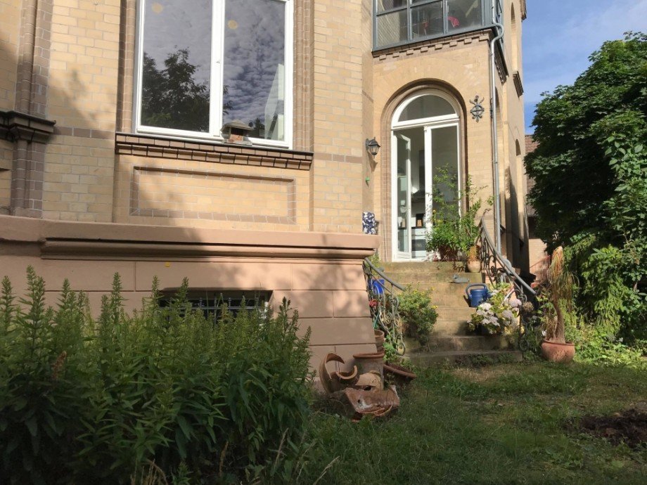 Die Stufen zum Gartenparadies Erdgeschosswohnung Erfurt