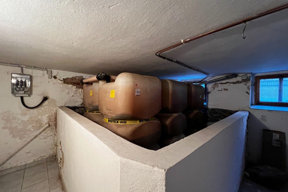 �ltanks im Keller Doppelhaush�lfte Am Ettersberg