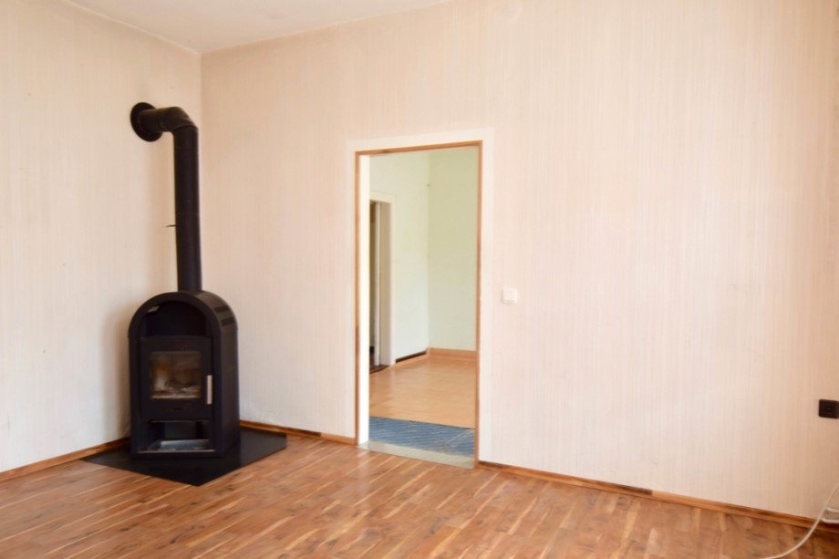 Kamin im Wohnzimmer Doppelhaush�lfte Gr�fenhain/ Ohrdruf