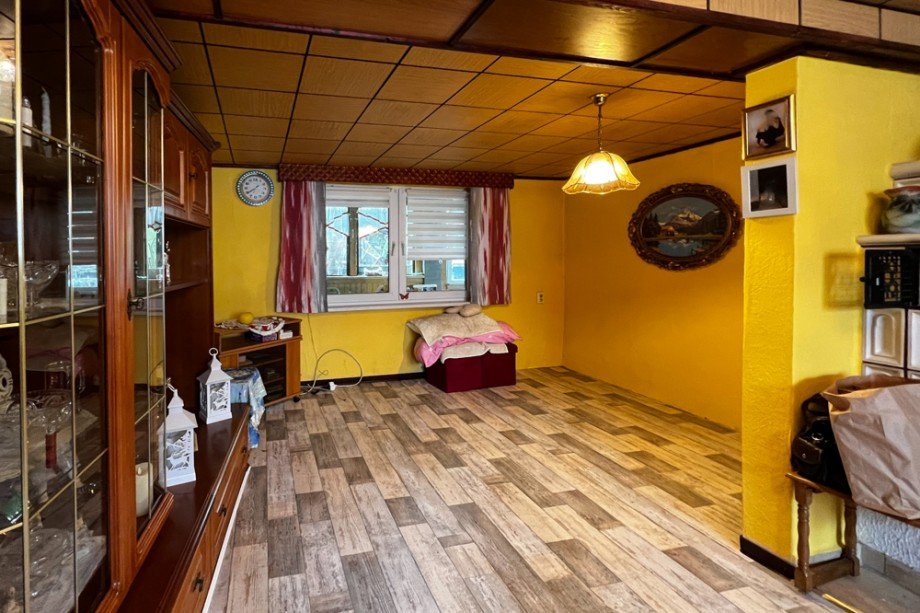 Wohnzimmer Blick zum Wintergarten Einfamilienhaus Erfurt