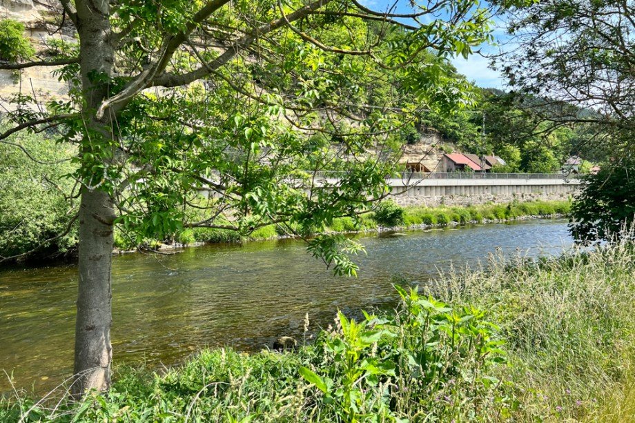 Park direkt am Wasser Haus Saalfeld/Saale / Remsch�tz