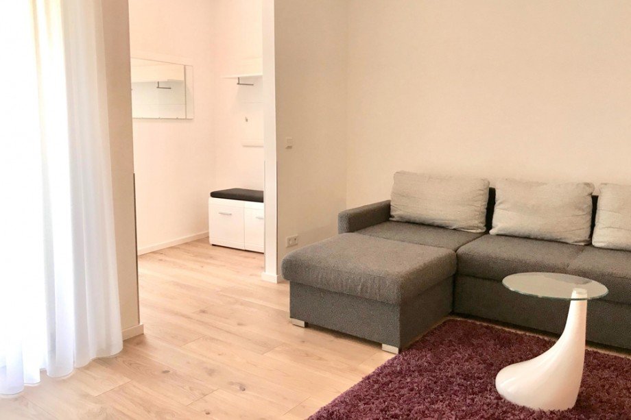 Blick vom Wohnzimmer in den Flur Erdgeschosswohnung Erfurt