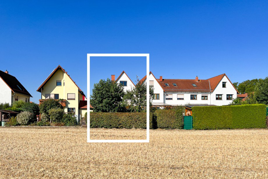 Gartenansicht des Hauses Reihenendhaus Erfurt / Gottstedt