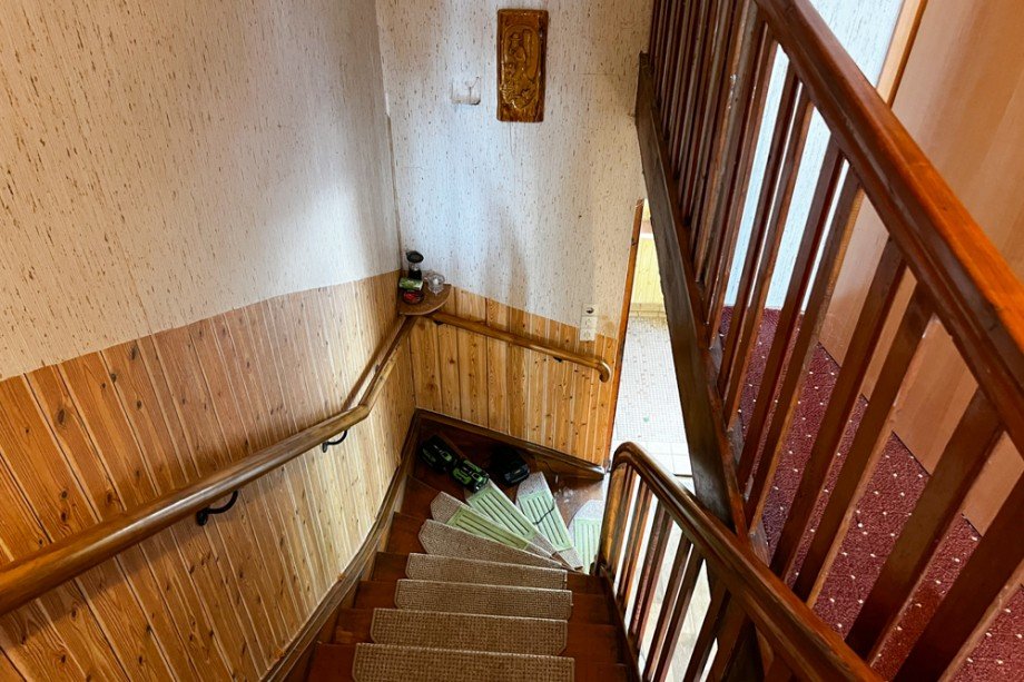 Treppenaufgang Wohnhaus Einfamilienhaus Drei Gleichen / M�hlberg