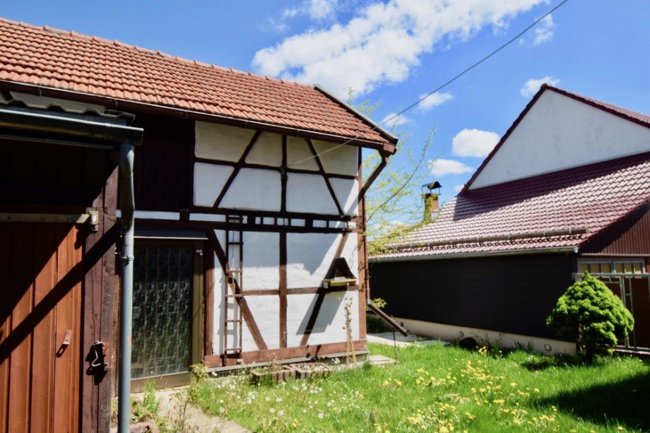 Kleiner gem�tlicher Garten Doppelhaush�lfte Gr�fenhain/ Ohrdruf