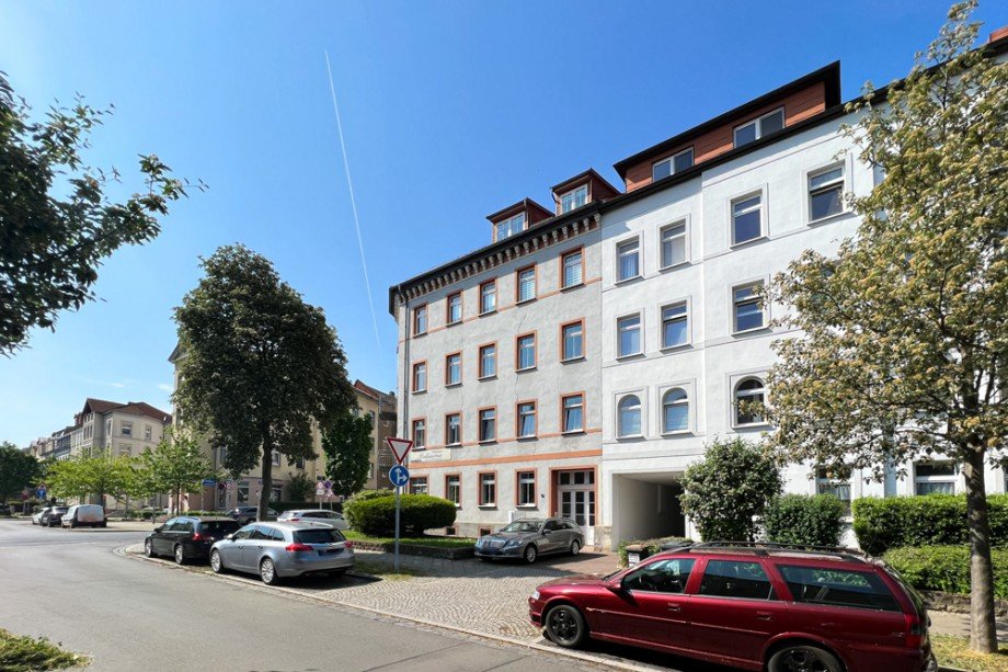 Eckhaus Ansicht Auenstra�e_ Ladenlokal Erfurt