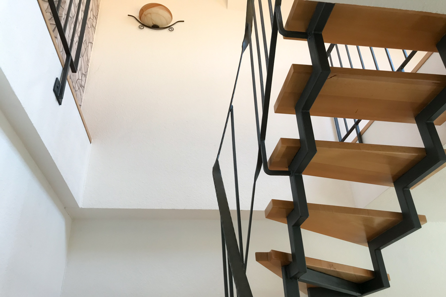Treppe zur Galerieetage Maisonettewohnung Erfurt / Andreasvorstadt