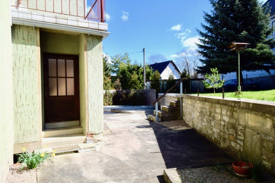Hauseingang hofseitig Einfamilienhaus Erfurt