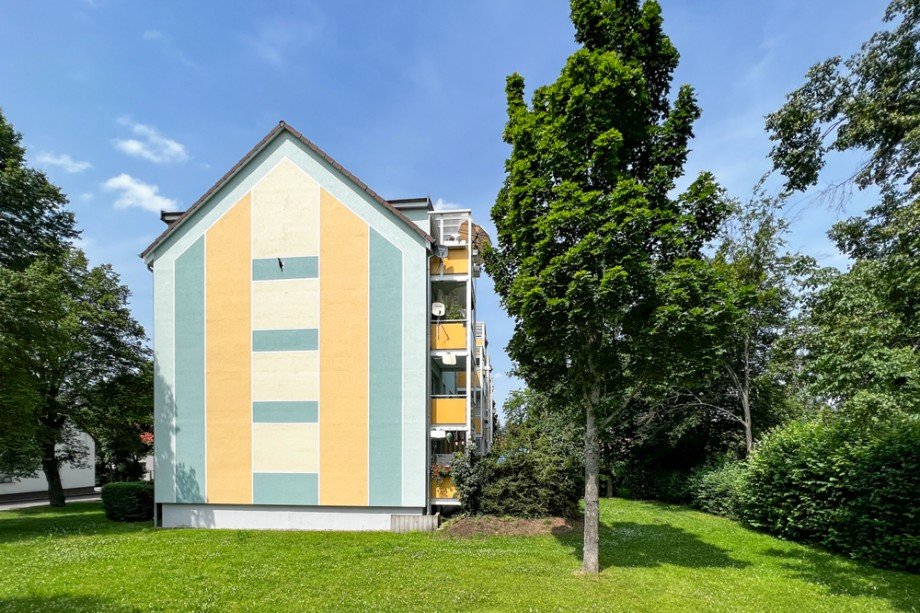 Giebelansicht Etagenwohnung Erfurt / M�bisburg-Rhoda