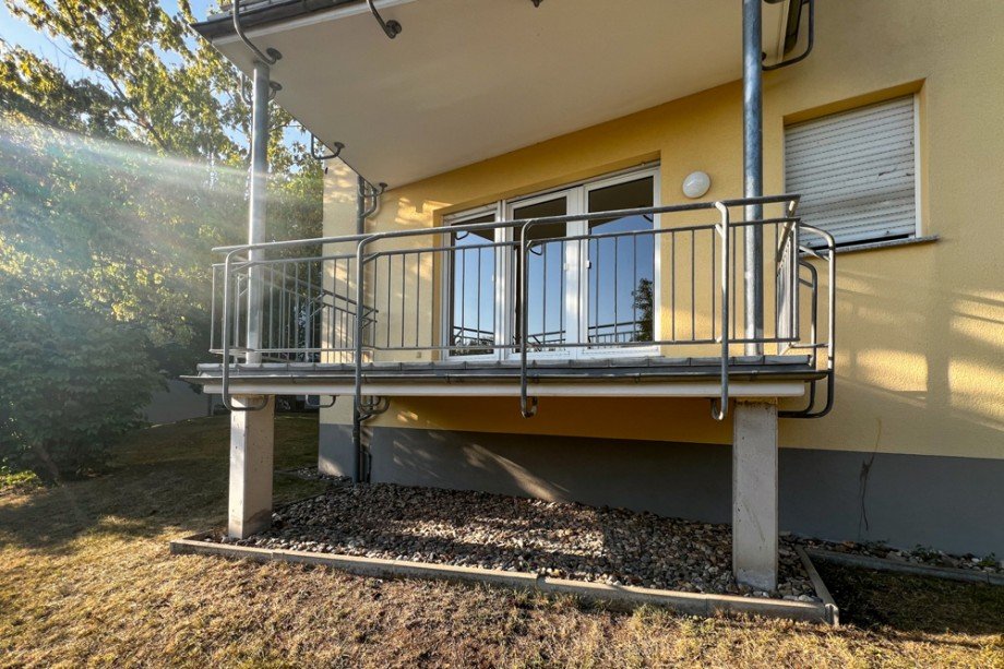 Balkon im EG Erdgeschosswohnung Erfurt