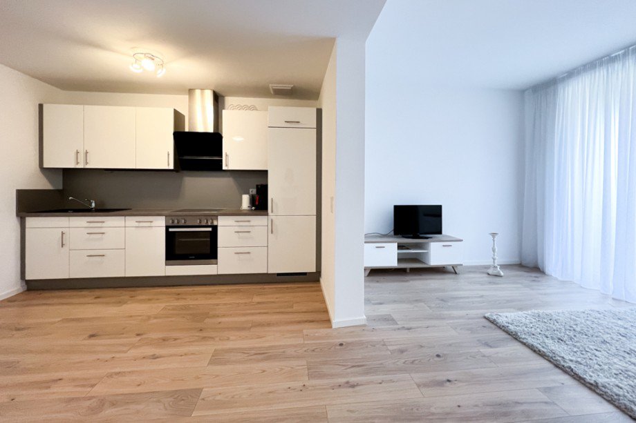 K�che integriert und doch separat Erdgeschosswohnung Erfurt