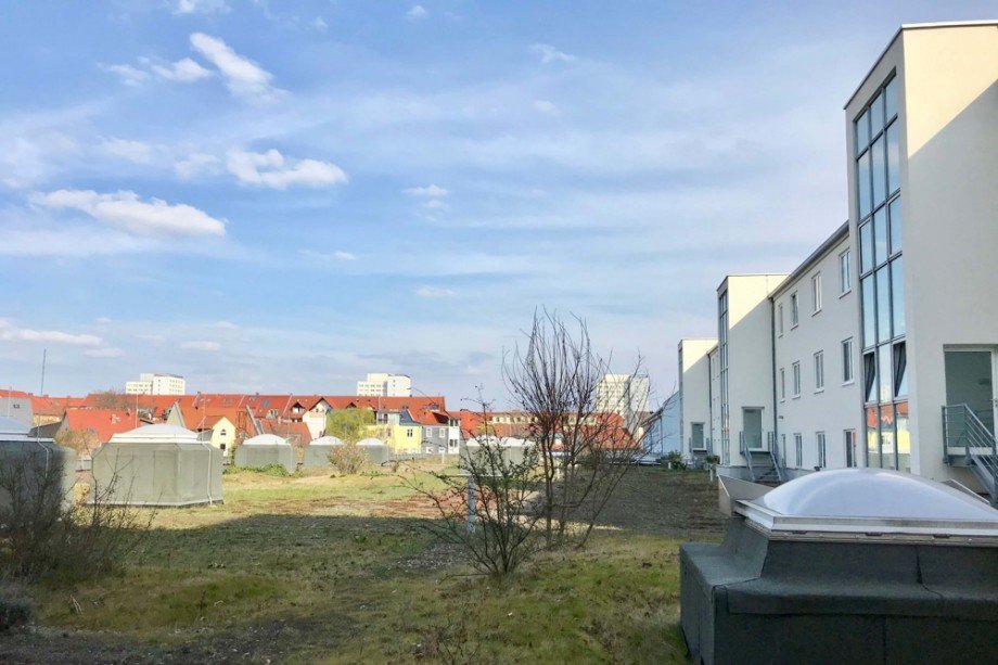 Blick aus dem Konferenzraum B�rofl�che Erfurt