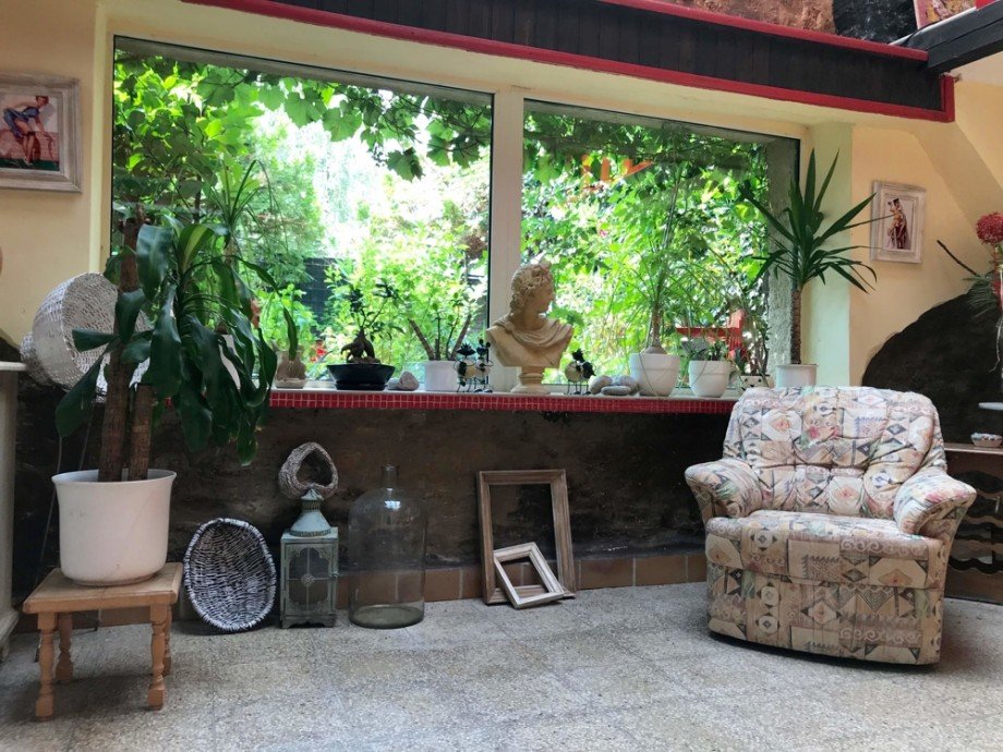 Wohneinheit 2 Blick in den Garten Haus Nohra