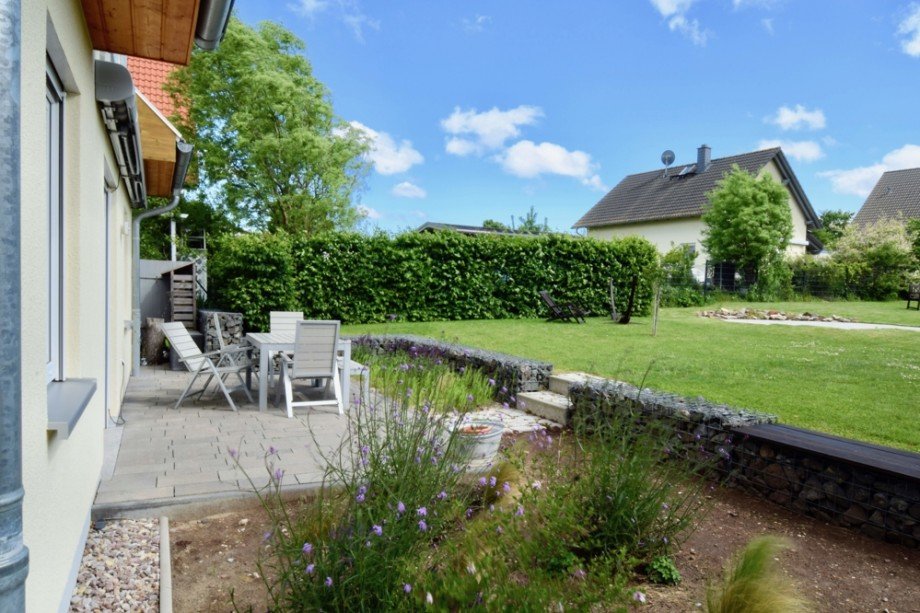 Terrasse am Haus Einfamilienhaus Arnstadt / Marlishausen