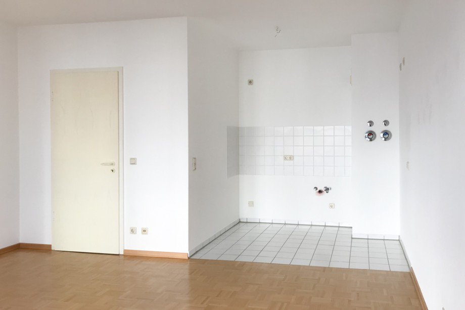 K�chenbereich am Wohnzimmer Erdgeschosswohnung Erfurt / Dittelstedt