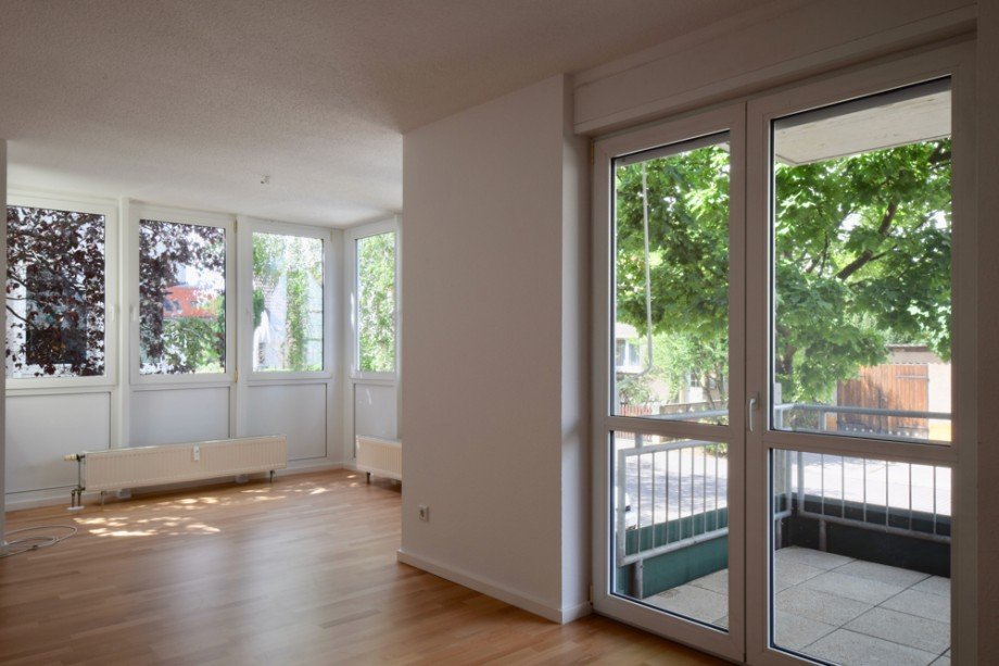 helles Wohnzimmer Erdgeschosswohnung Erfurt