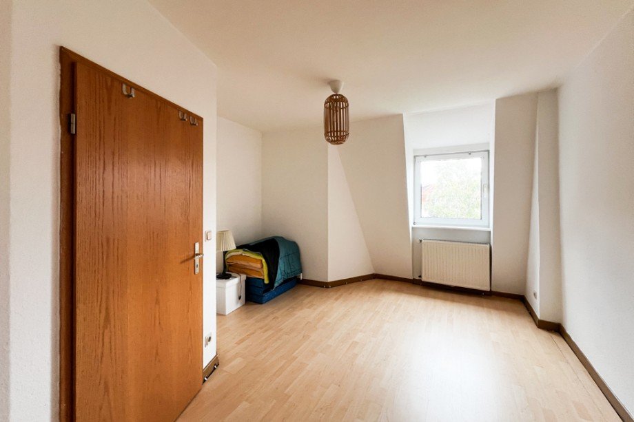Schlafzimmer gartenseitig Dachgeschosswohnung Erfurt / Altstadt
