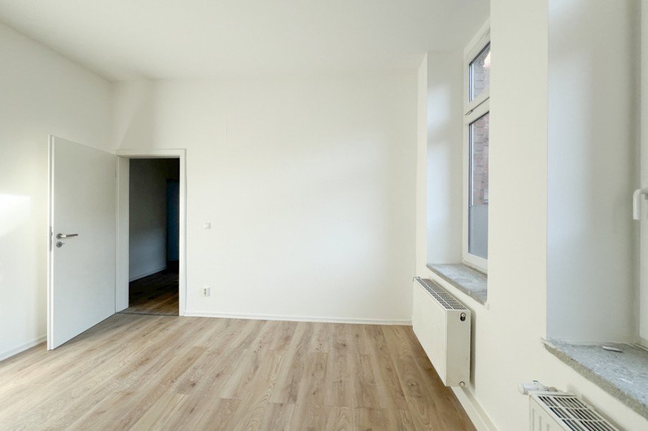Schlafzimmer zur Hofseite Erdgeschosswohnung Erfurt / L�bervorstadt
