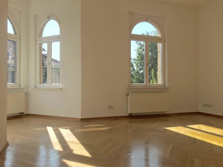 Wohnzimmer im OG Etagenwohnung Erfurt
