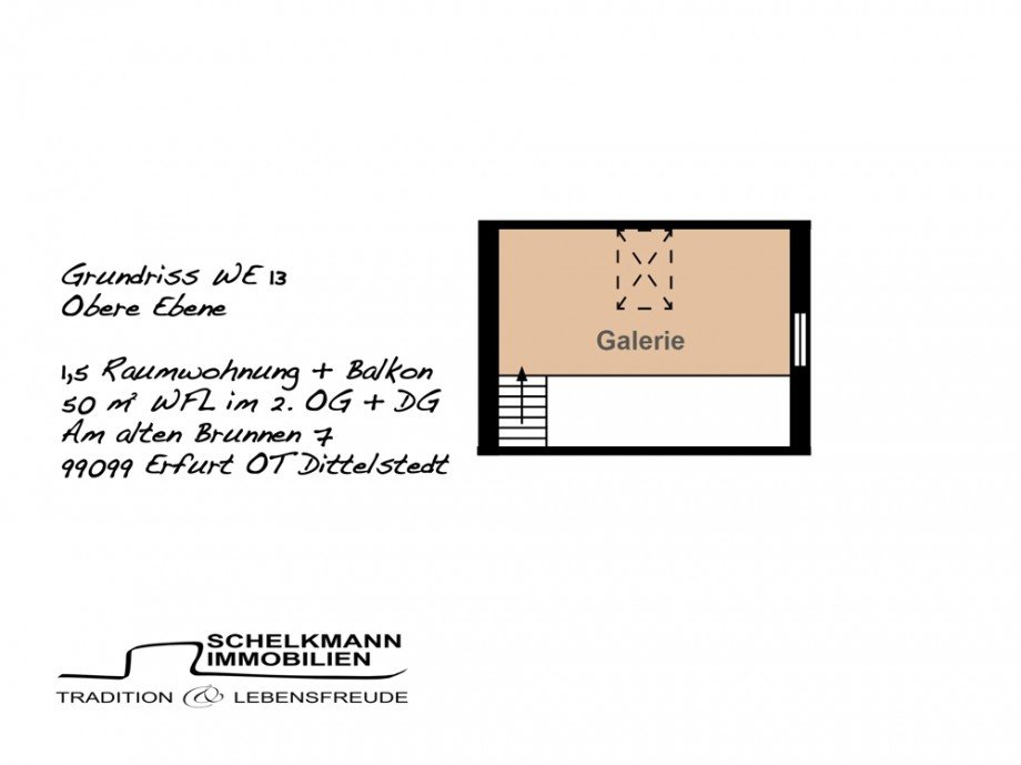 Grundrisse W13 Am alten Brunnen 7 Dittelstedt Dachgeschosswohnung Erfurt