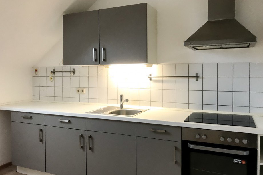 Einbauk�che Dachgeschosswohnung Erfurt