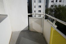 Balkon Sch�n geschnittene Dreiraumwohnung mit Balkon und Einbauk�che