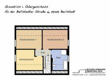 Grundriss OG Berlstedt Ihr neues Familiennest - modernes Einfamilienhaus mit kleinem Pool & Garten