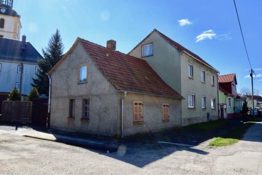 Giebelseite Wellerhofweg 13 Einfamilienhaus Erfurt