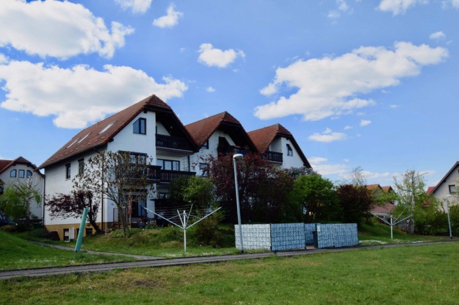 Gartenansicht des Hauses Erdgeschosswohnung Haina