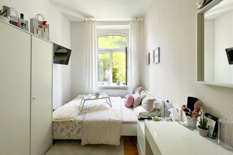 Hintere Schlafzimmer Etagenwohnung Erfurt/ Johannesvorstadt