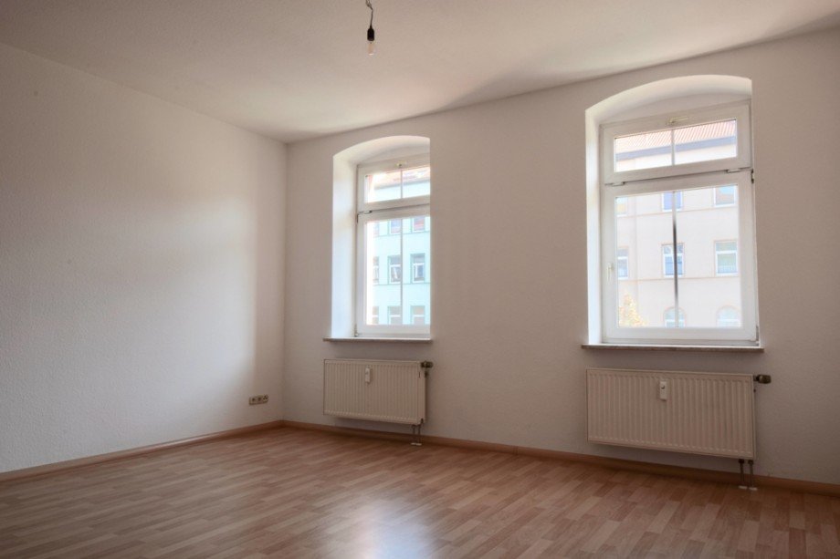 Fensterfront im Wohnzimmer WE3 Etagenwohnung Erfurt