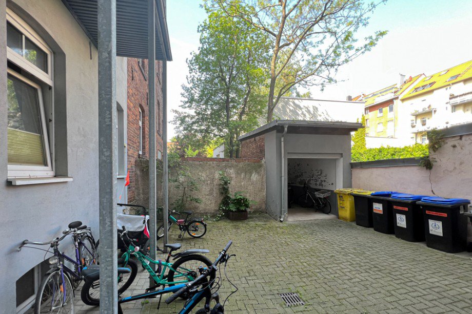 Innenhof des Hauses Etagenwohnung Erfurt /Andreasvorstadt