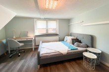 2. Schlafzimmer Liebevoll saniertes Bauernhaus mit Hinterhaus & Garten in Erfurt/ Bindersleben
