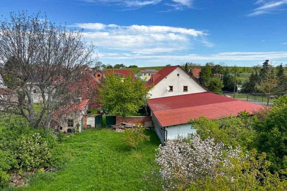 Blick vom Turm Mehrfamilienhaus Bretleben