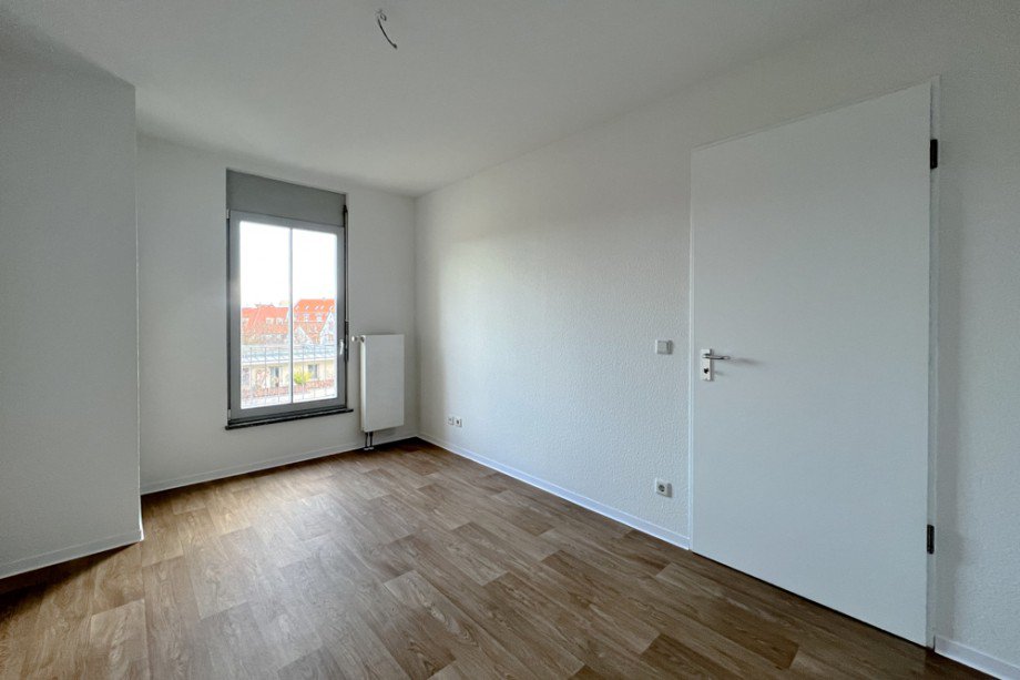 Schlafzimmer zur Gartenseite Etagenwohnung Erfurt