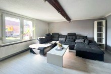Wohnzimmer Liebevoll saniertes Bauernhaus mit Hinterhaus & Garten in Erfurt/ Bindersleben