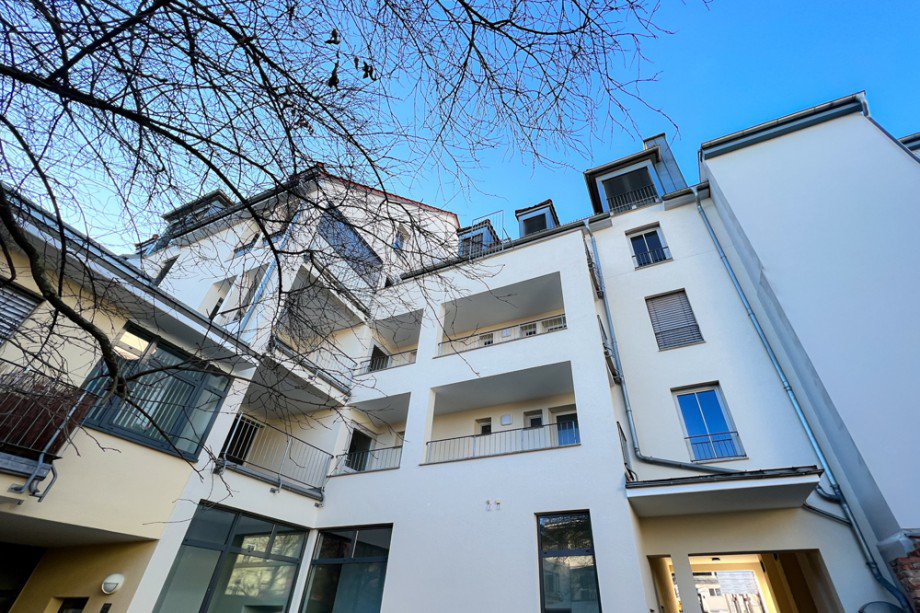 Hofansicht Etagenwohnung Erfurt