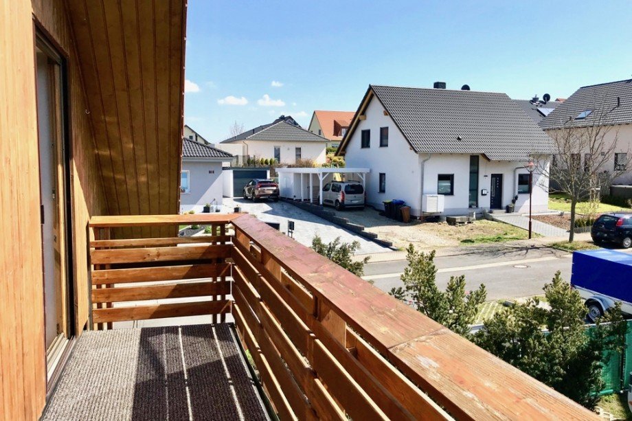 Balkon am Schlafzimmer Einfamilienhaus Arnstadt/ Marlishausen