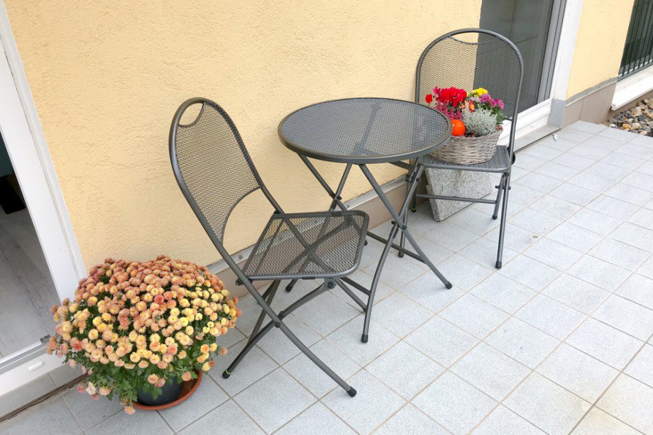 Terrasse zum Wohlf�hlen Erdgeschosswohnung Herbsleben