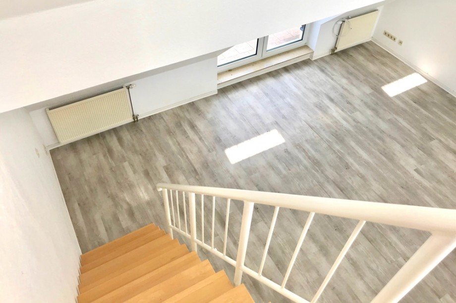 Blick von der Galerie Dachgeschosswohnung Erfurt