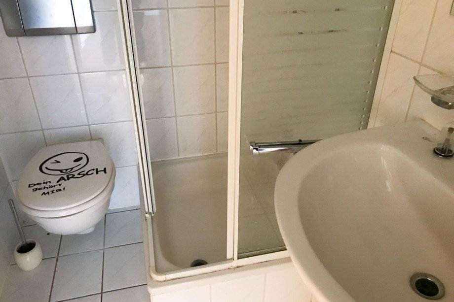 Innenliegendes Duschbad Erdgeschosswohnung Herbsleben