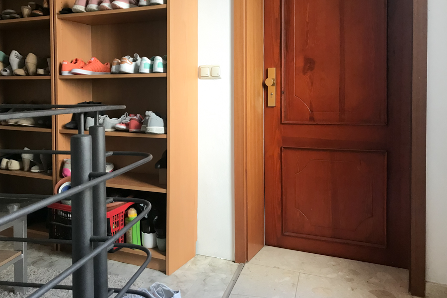 Eingangsbereich Treppenhaus Etagenwohnung Erfurt