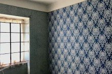 Das blaue Zimmer Denkmalgesch�tzter Vierseitenhof im Herzen Gr�fentonnas