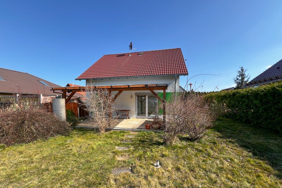 Terrasse hinter dem Haus Einfamilienhaus Ohrdruf