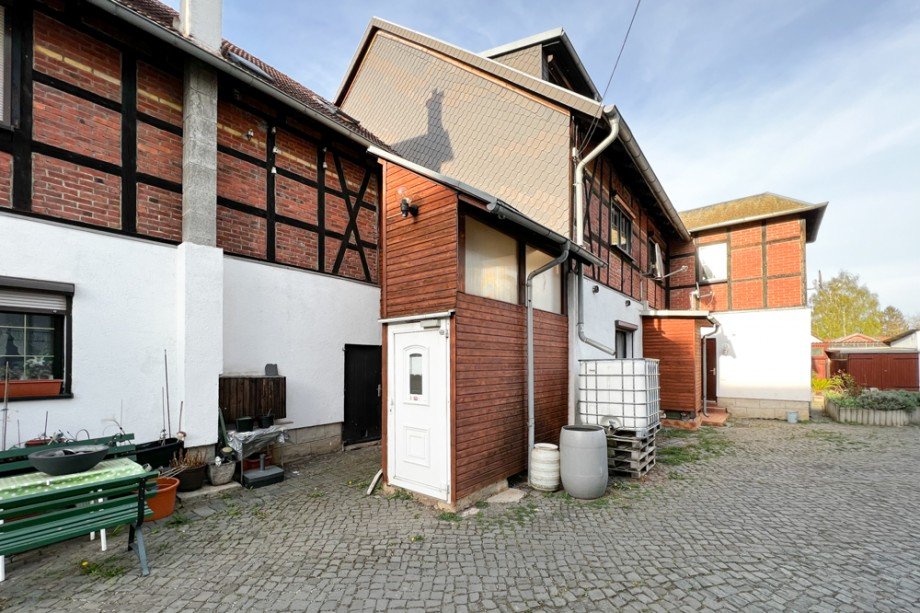 Hauseingang zur Wohnung Maisonettewohnung Erfurt/ Vieselbach