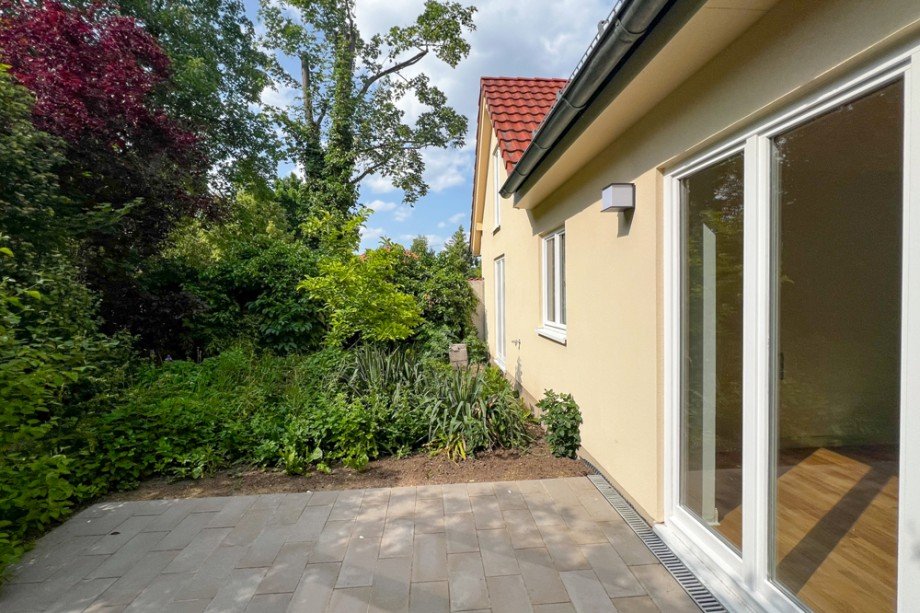 Terrasse am Wohnzimmer Erdgeschosswohnung Arnstadt