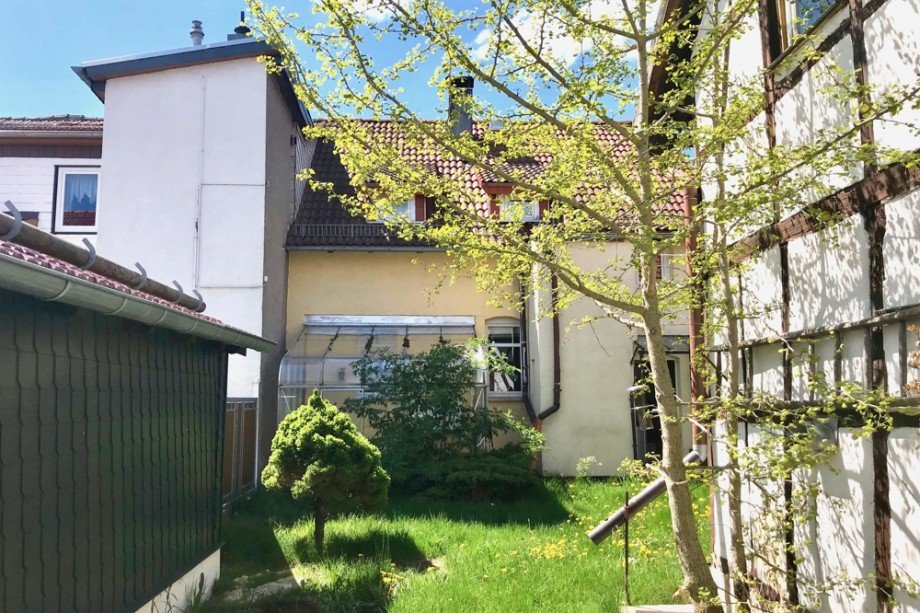 Gartenansicht Haus Doppelhaush�lfte Gr�fenhain/ Ohrdruf
